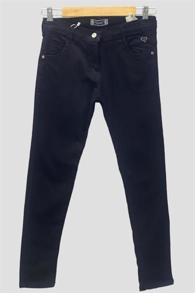 Mojo Garson Kız Çocuk  Likralı Kot Pantolon 6202 Siyah