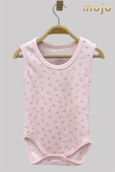 Mojo Kız Bebek Jakarlı Body 6410 Pembe