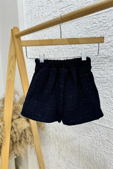 Mojo Kız Çocuk 1-5 Yaş Düğme Detaylı Şort Etek Lacivert