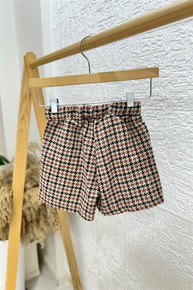 Mojo Kız Çocuk 1-5 Yaş Düğme Detaylı Şort Etek Karışık