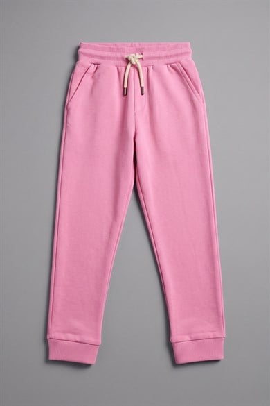 Mojo Kız Çocuk 2-7 Yaş Pamuklu Eşofman Altı Pudra