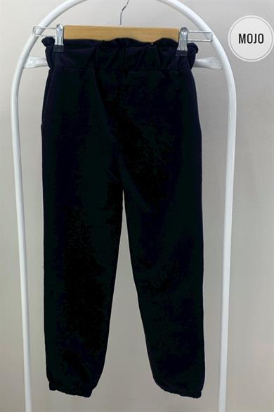 Mojo Kız Çocuk 8-12 Yaş Kemer Detaylı Eşofman Altı 724602 Siyah