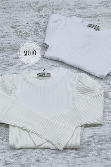Mojo Kız Çocuk Basic Kaşkorse Body 3480 Beyaz