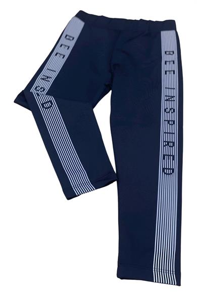 Mojo Kız Çocuk Dalgıç Kumaş Şeritli Tayt 35222 Siyah