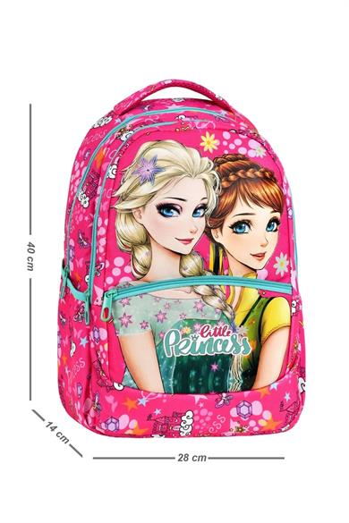 Mojo Kız Çocuk Frozen Desenli Beslenme Ve Sırt Çantası 2513 Fuşya