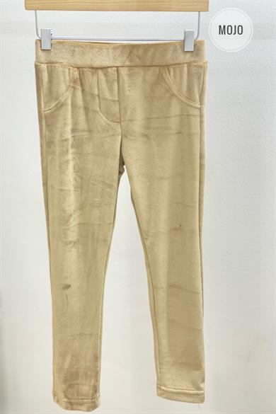 Mojo Kız Çocuk Kadife Tayt 3623 Camel