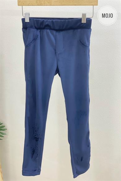 Mojo Kız Çocuk Kadife Tayt 3623 Lacivert