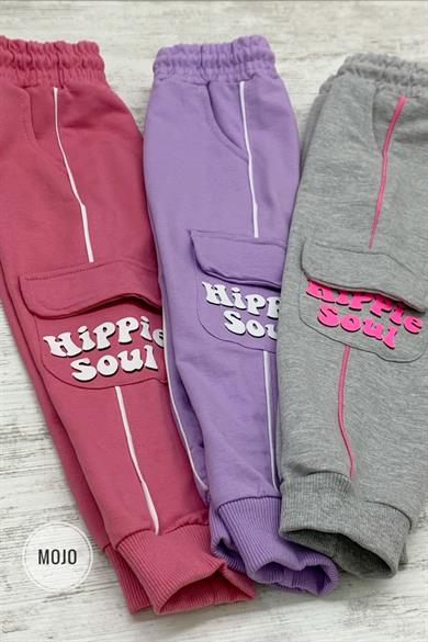 Mojo Kız Çocuk Kargo Cepli Eşofman Altı 623598 Pembe