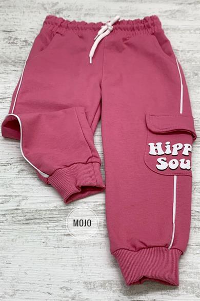 Mojo Kız Çocuk Kargo Cepli Eşofman Altı 623598 Pembe