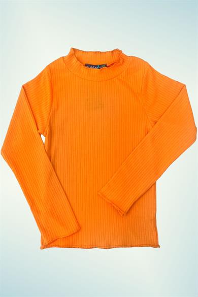 Mojo Kız Çocuk Kaşkorse Bisiklet Yaka Body 3429 Turuncu