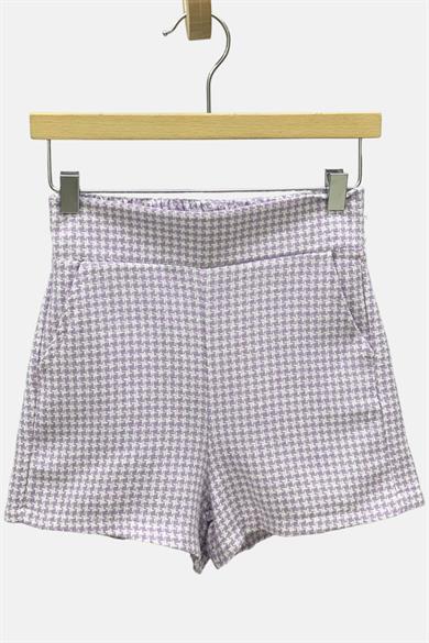 Mojo Kız Çocuk Kazayağı Keten Şort 3852 Mor