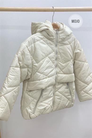 Mojo Kız Çocuk Kışlık Mont 35374 Krem