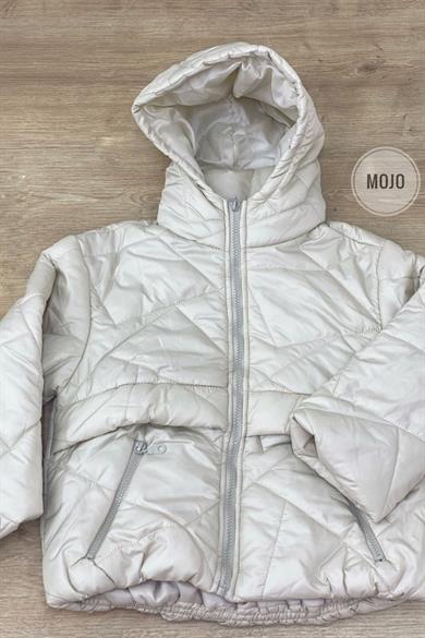 Mojo Kız Çocuk Kışlık Mont 35374 Krem