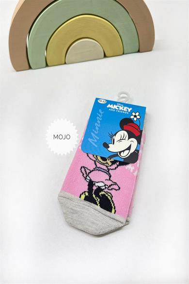 Mojo Kız Çocuk Lisanslı Disnep Soket Çorap 2207 Gri