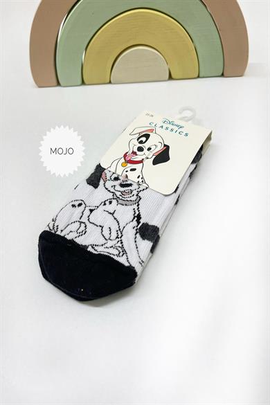 Mojo Kız Çocuk Lisanslı Disnep Soket Çorap 2207 Siyah
