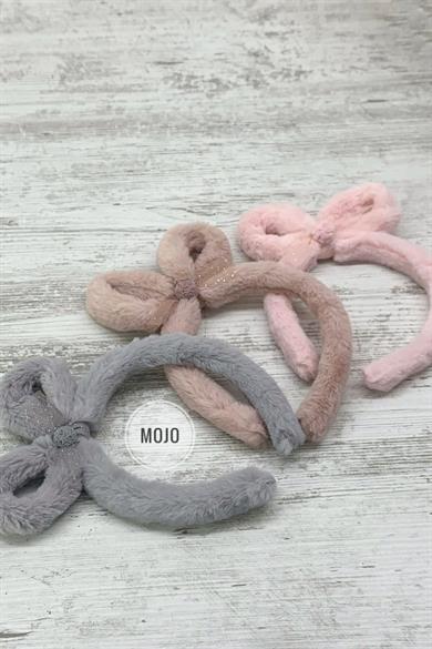 Mojo Kız Çocuk Ponponlu Peluş Taç 9454 Pembe