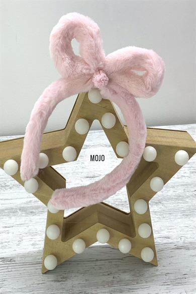 Mojo Kız Çocuk Ponponlu Peluş Taç 9454 Pembe