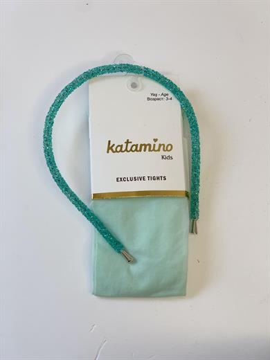 Mojo Kız Çocuk Taçlı İnce Külotlu Çorap K62217 Mint