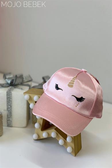 Mojo Kız Çocuk Unicorn Kasket Şapka 820011 Pembe