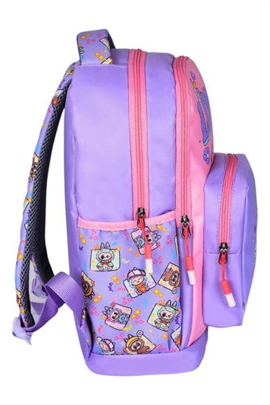 Mojo Ultra Lüx Suya Dayanıklı Sırt Destekli İlkokul Çanta Set Mor