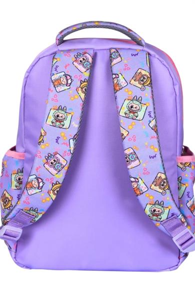 Mojo Ultra Lüx Suya Dayanıklı Sırt Destekli İlkokul Çanta Set Mor