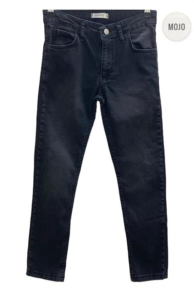 Mojo Unisex Çocuk Boru Paça Likralı Kot Pantolon 2276 Siyah