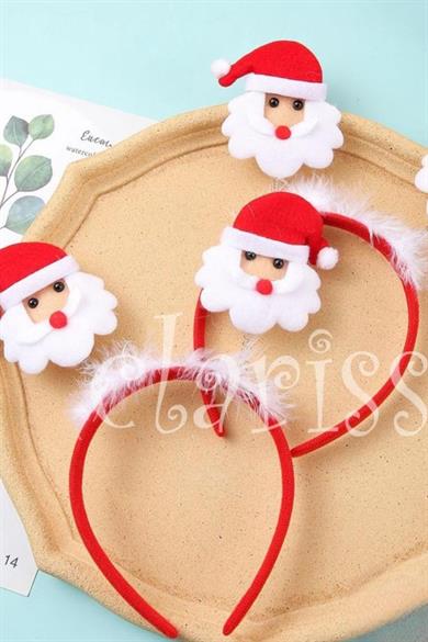 Mojo Unisex Çocuk Sallanan Noel Baba Figürlü Taç 18936 Kırmızı