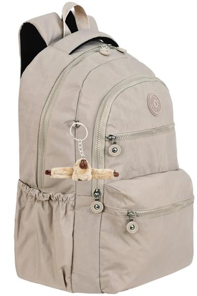 Mojo Unisex Çocuk Su Geçirmez Krinkıl Sırt Çantası 2408 Krem