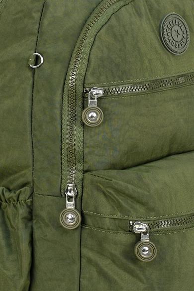 Mojo Unisex Çocuk Su Geçirmez Krinkıl Sırt Çantası 2408 Haki