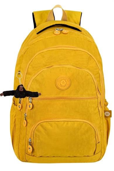 Mojo Unisex Çocuk Su Geçirmez Krinkıl Sırt Çantası 2408 Hardal