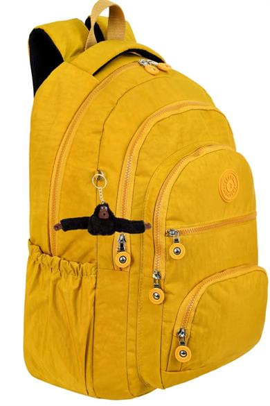 Mojo Unisex Çocuk Su Geçirmez Krinkıl Sırt Çantası 2408 Hardal