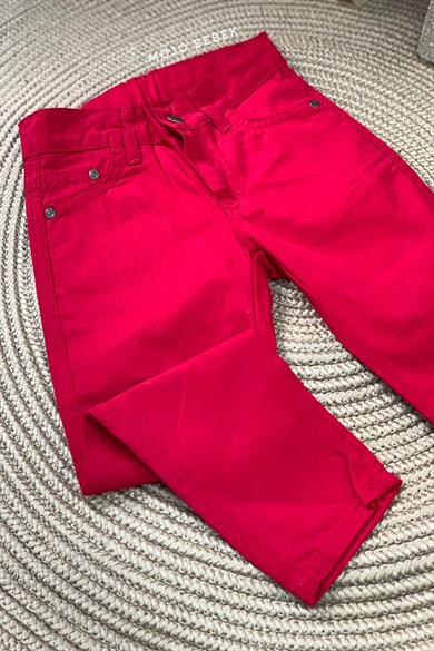 Mojo Unisex Kumaş Pantolon 2428 Kırmızı