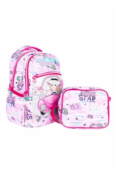 Mojo Unisex Okul Çantası 1501 Pembe