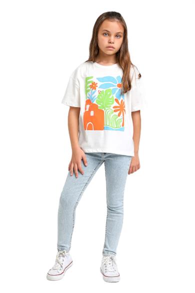 Mojo Unisex Slim Fit Dar Paça Kot Pantolon 2299 Kot Mavi