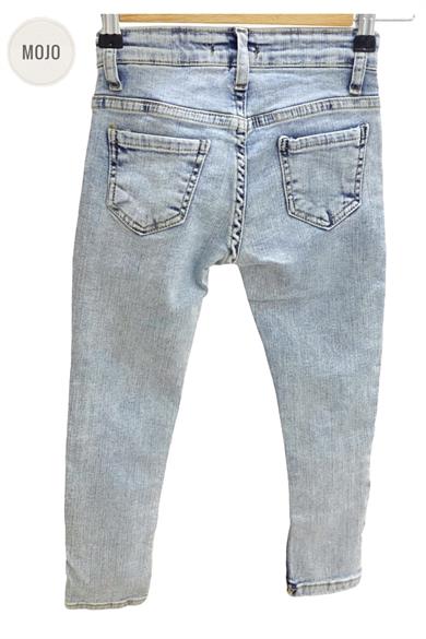 Mojo Unisex Slim Fit Dar Paça Kot Pantolon 2299 Kot Mavi