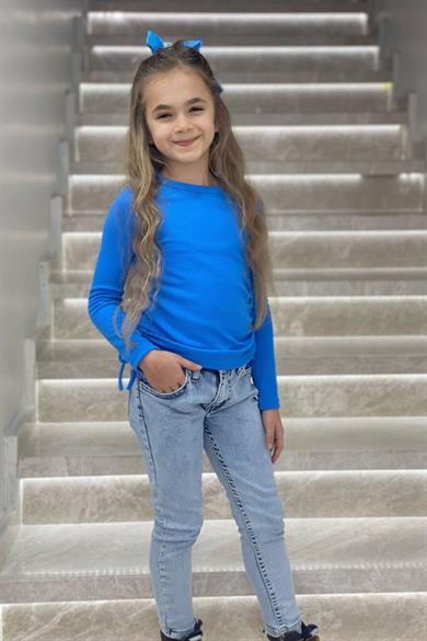 Mojo Unisex Slim Fit Dar Paça Kot Pantolon 2299 Kot Mavi