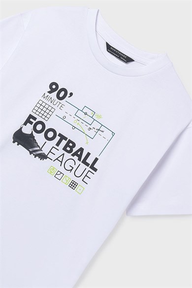 Myoral Erkek Çocuk 8-18 Yaş Desenli 2li Kısa Kol T-Shirt Seti Siyah