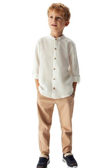 Nk Kids Erkek 4-8 Yaş Çocuk Dokuma Pantolon 64717 Camel