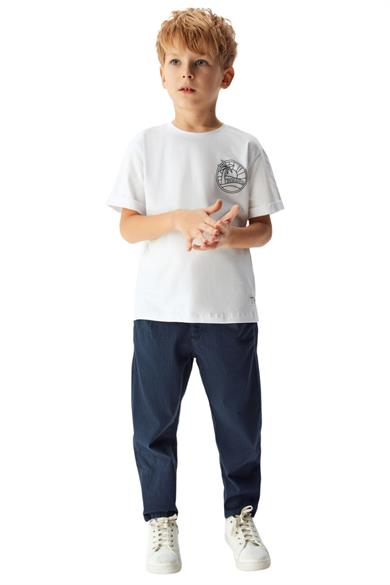 Nk Kids Erkek 4-8 Yaş Çocuk Dokuma Pantolon 64717 Lacivert