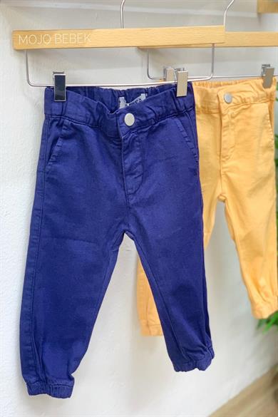 NK Kids Erkek Bebek 1-3 Yaş Lastikli Paça Pantolon 62714 Lacivert
