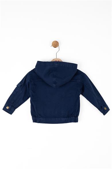Nk Kids Erkek Bebek 1-4 Yaş Kapüşonlu Mevsimlik Ceket 46702 Lacivert