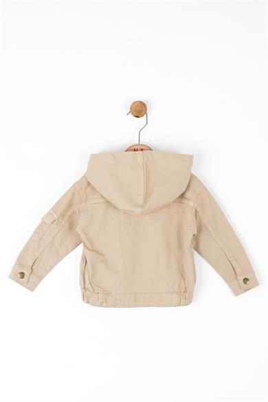 Nk Kids Erkek Bebek 1-4 Yaş Kapüşonlu Mevsimlik Ceket 46702 Vizon