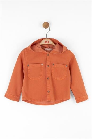 Nk Kids Erkek Bebek 1-4 Yaş Kapüşonlu Mevsimlik Ceket 48613 Turuncu