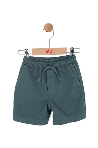 Nk Kids Erkek Bebek 1-4 Yaş Lastikli Bel Tensel Şort Haki