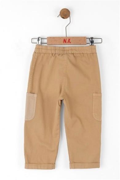 Nk Kids Erkek Çocuk 1-4 Yaş Duble Paça Keten Pantolon 68607 Camel