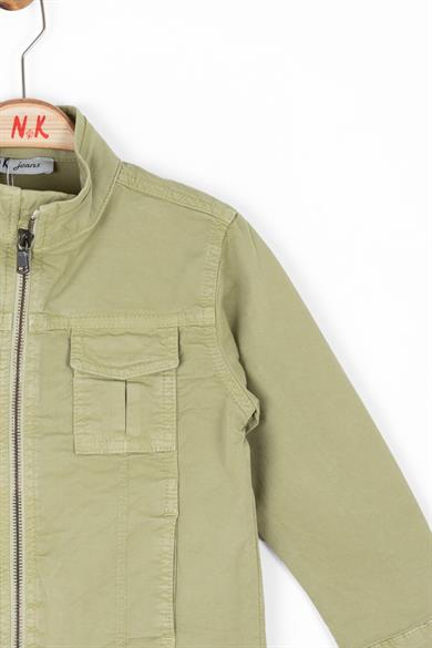 Nk Kids Erkek Çocuk 4-8 Yaş Hakim Yaka Mevsimlik Ceket 46700 Yeşil