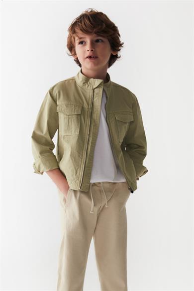 Nk Kids Erkek Çocuk 4-8 Yaş Hakim Yaka Mevsimlik Ceket 46700 Yeşil