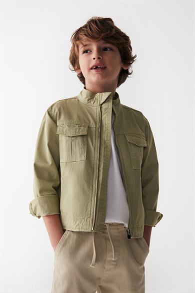 Nk Kids Erkek Çocuk 4-8 Yaş Hakim Yaka Mevsimlik Ceket 46700 Yeşil