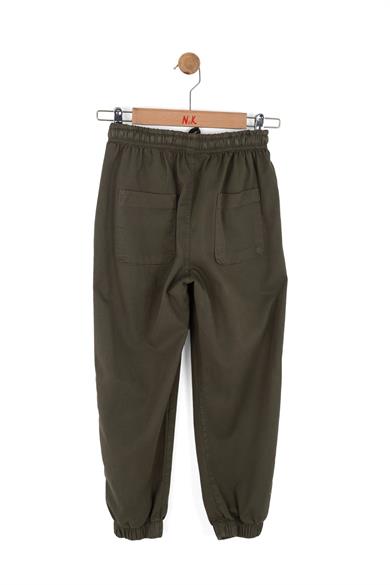 Nk Kids Erkek Çocuk 8-14 Yaş Beli Ve Paçası Lastikli Jogger Pantolon Haki