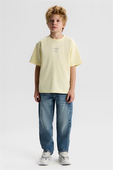 Nk Kids Erkek Çocuk 8-14 Yaş Boru Paça Kot Pantolon Kot Mavi